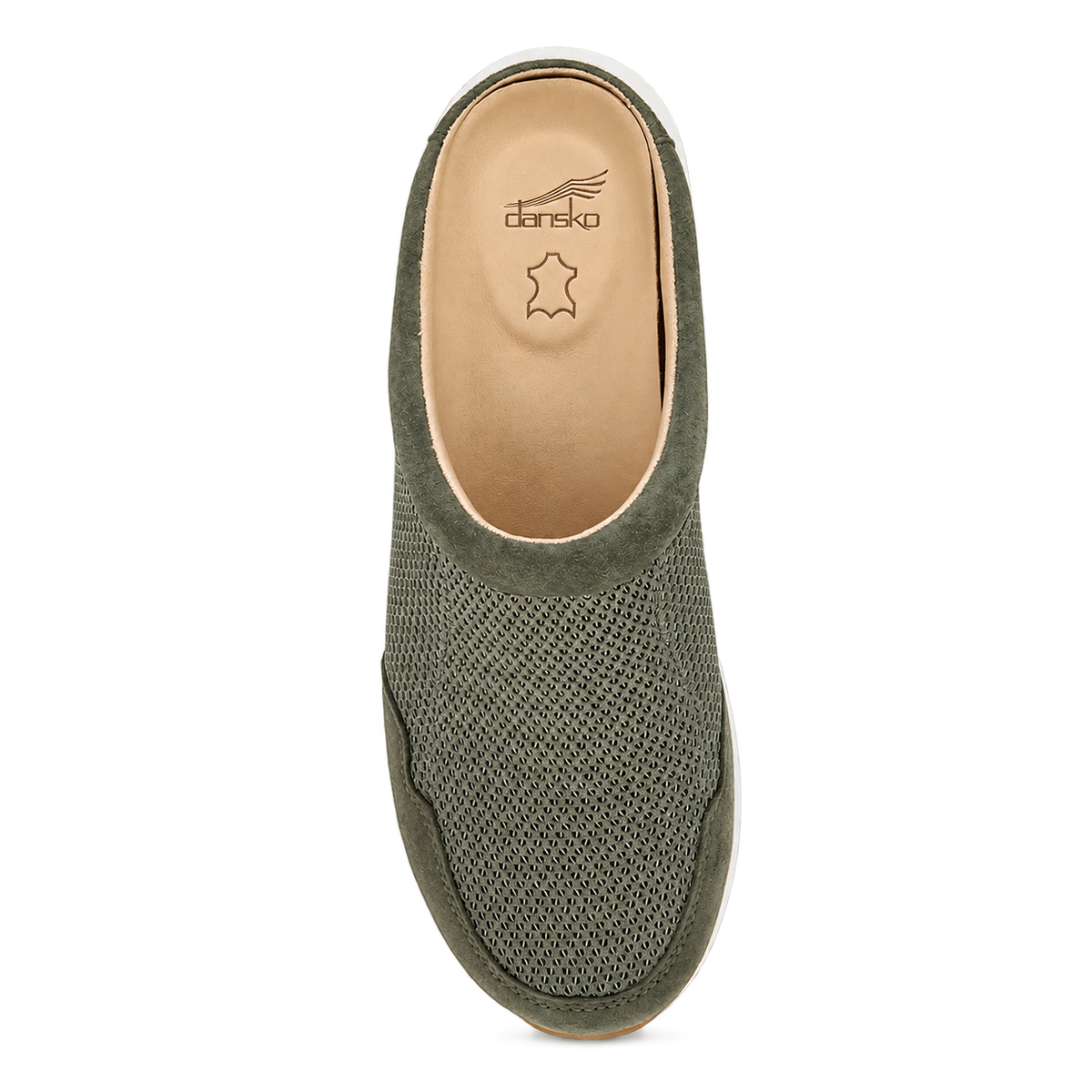 Dansko Claudia Clog-Olive Mesh