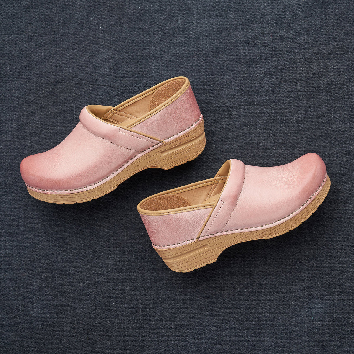 Dansko Professional-Pink Milled Burnished