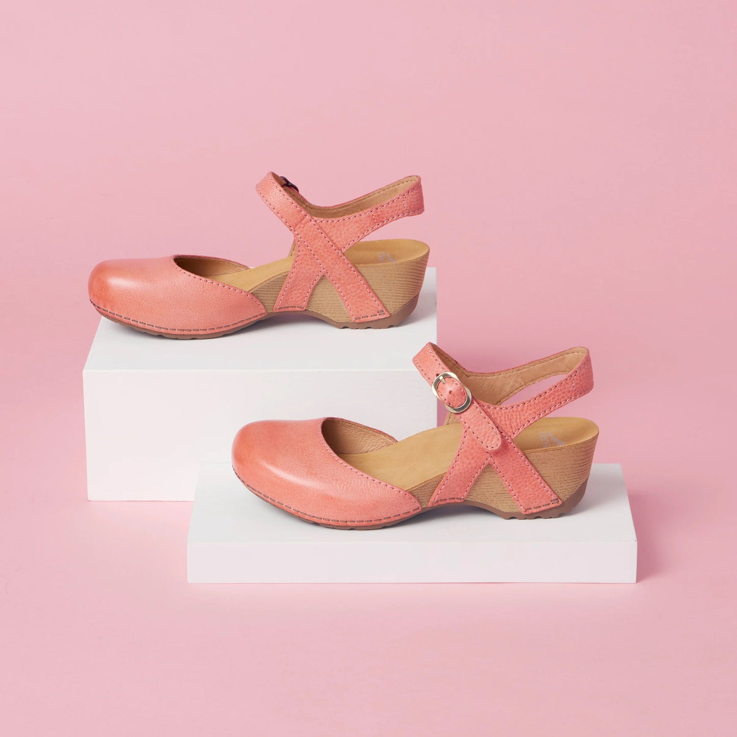 Dansko Tiffani-Coral Milled Burnished