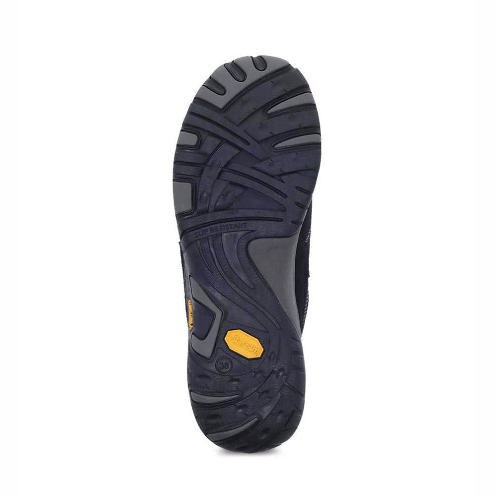Dansko Paisley Black/Black Suede