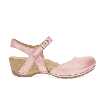 Dansko Tiffani-Pink Milled Burnished