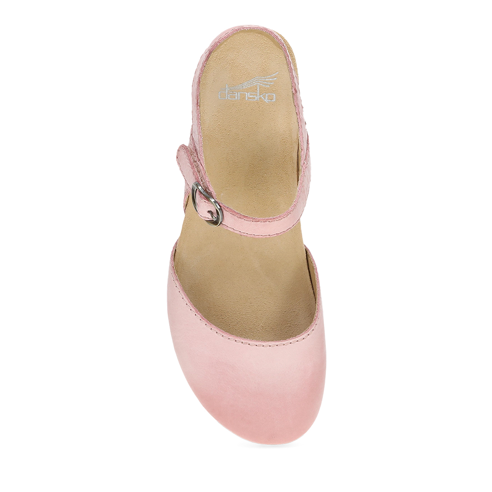 Dansko Tiffani-Pink Milled Burnished