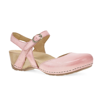 Dansko Tiffani-Pink Milled Burnished