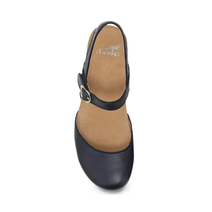 Dansko Tiffani-Black Milled Burnished
