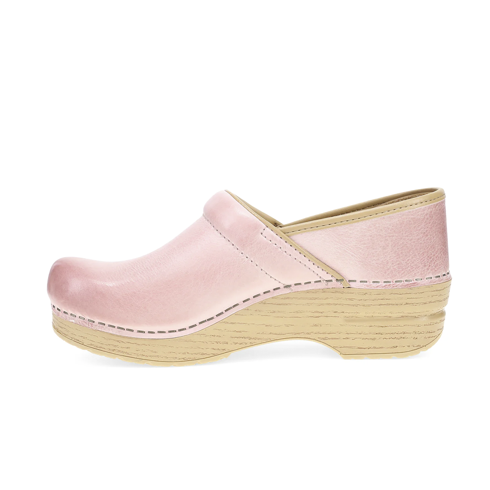 Dansko Professional-Pink Milled Burnished