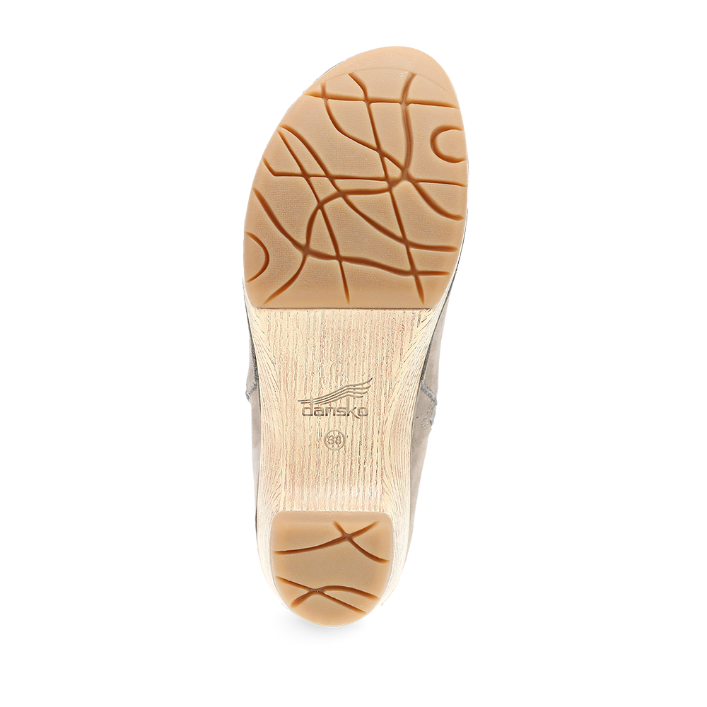 Dansko Lizanne-Taupe Milled Nubuck