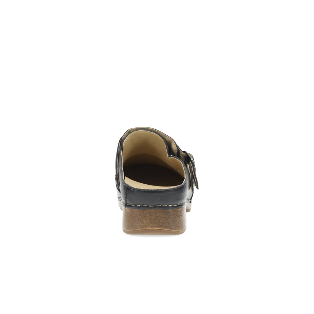 Dansko Millie-Black Waxy Milled