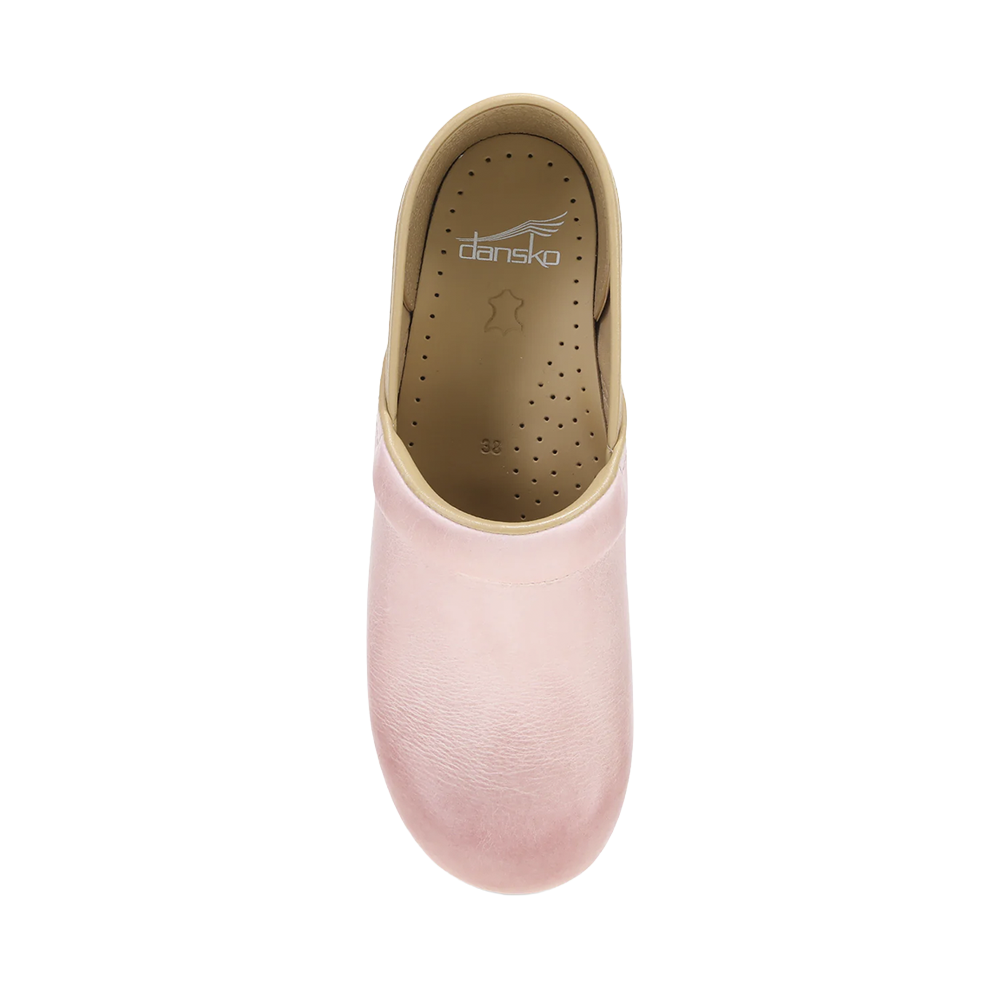Dansko Professional-Pink Milled Burnished