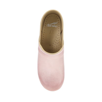 Dansko Professional-Pink Milled Burnished