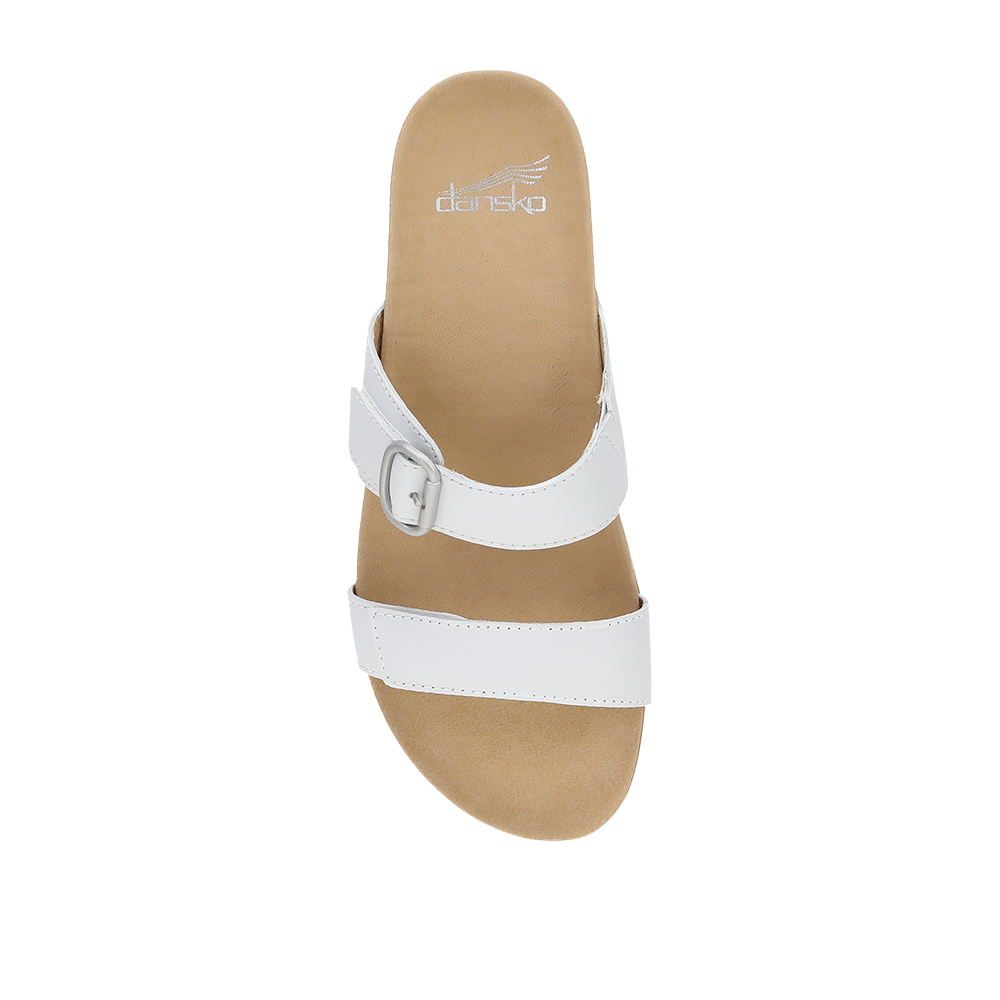 Dansko Justine-White Full Grain