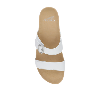 Dansko Justine-White Full Grain