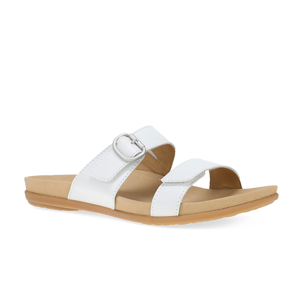 Dansko Justine-White Full Grain