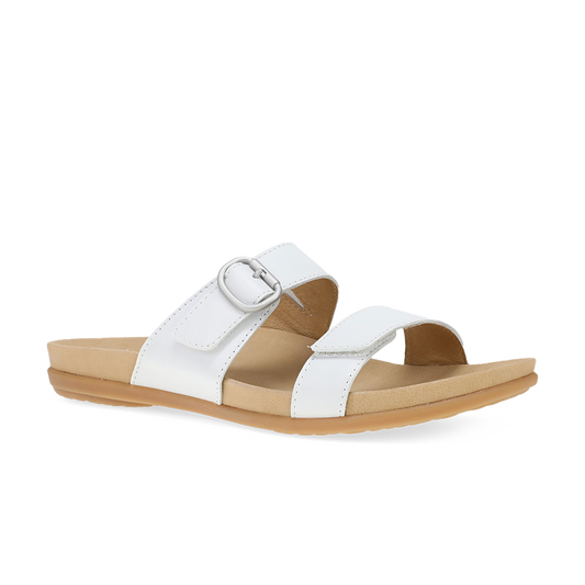 Dansko Justine-White Full Grain