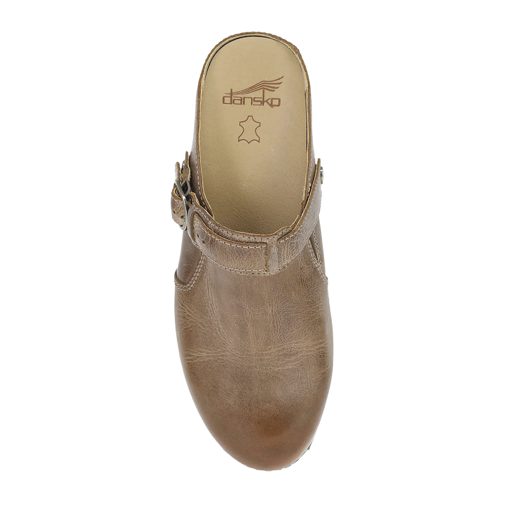 Dansko Millie-Tan Waxy Brush Off