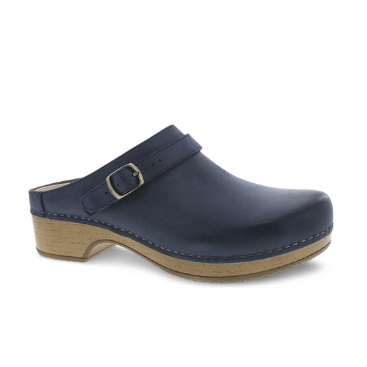Dansko Berry-Navy Burnished Full Grain