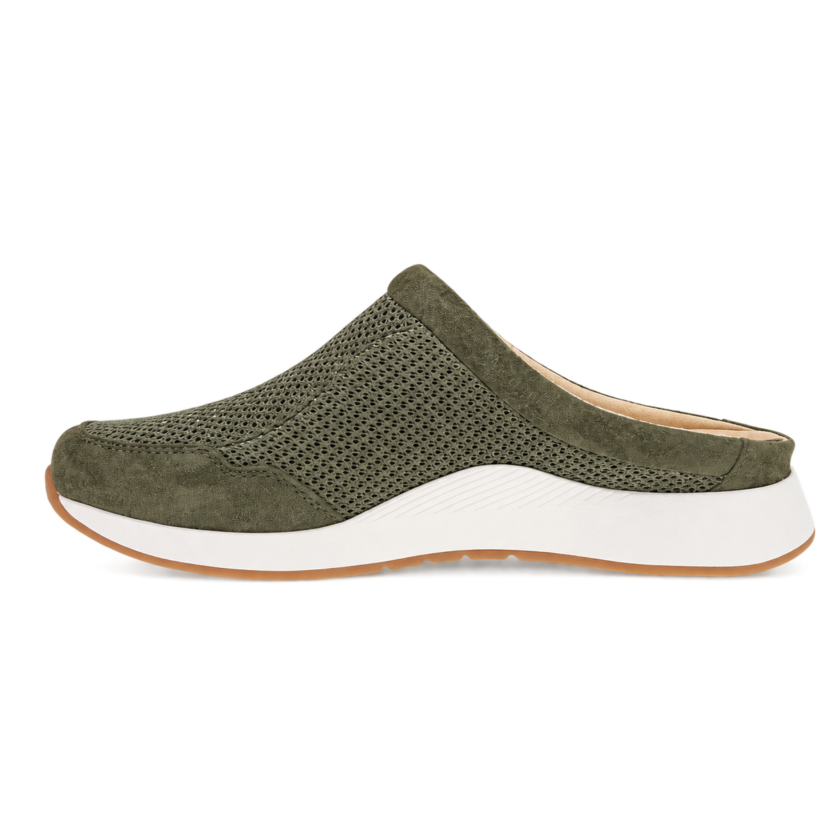 Dansko Claudia Clog-Olive Mesh