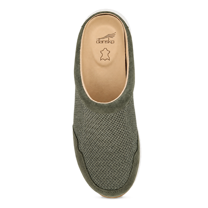 Dansko Claudia Clog-Olive Mesh