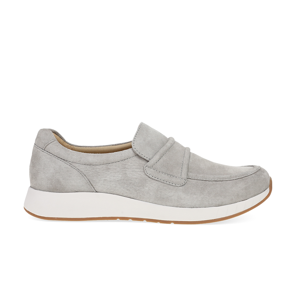 Dansko Clementine-Light Grey Nubuck
