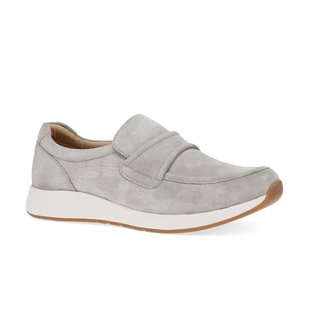 Dansko Clementine-Light Grey Nubuck