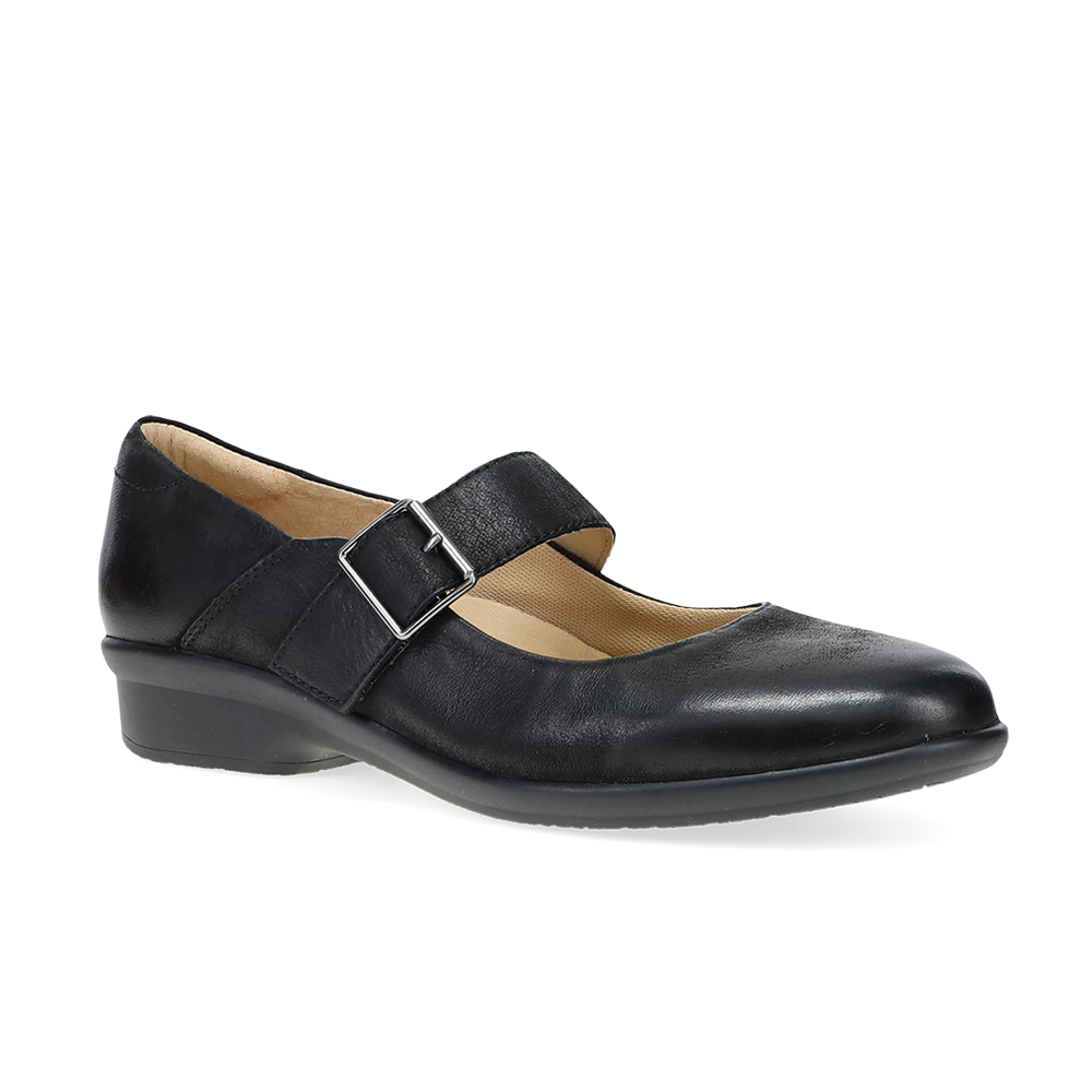 Dansko Collete-Black Bunished Nubuck