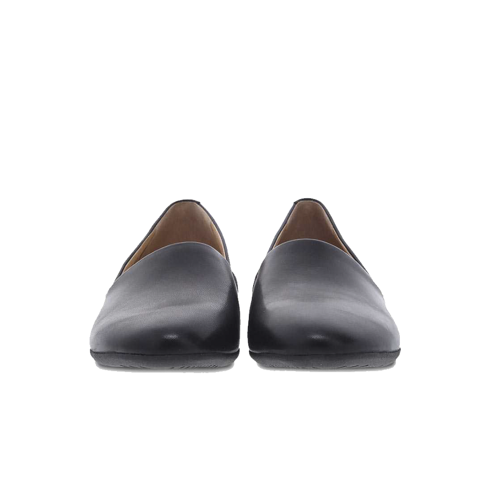 Dansko Larisa-Wide Black Milled Nappa