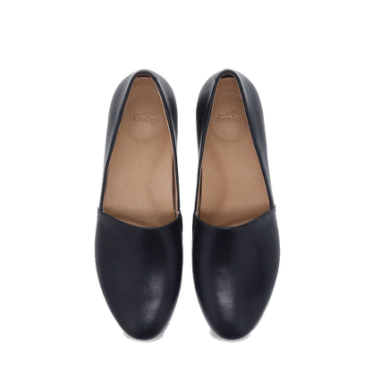 Dansko Larisa-Wide Black Milled Nappa