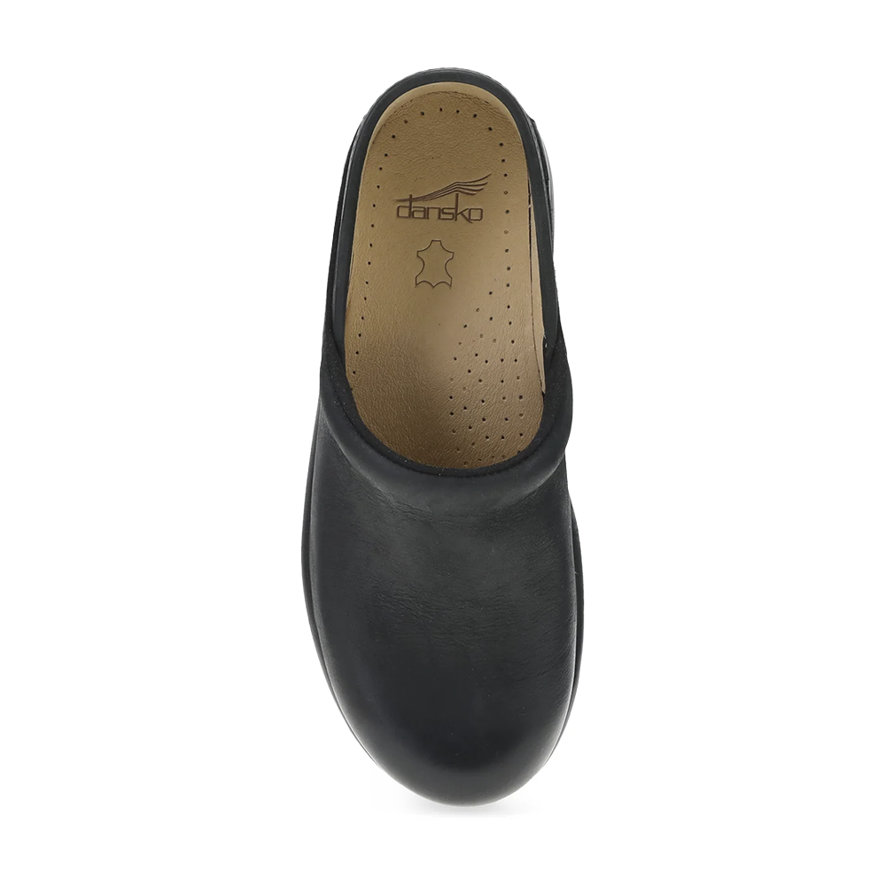 Dansko Platform Pro-Black Burnished Nubuck