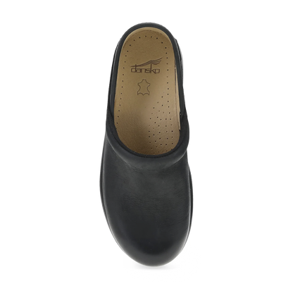 Dansko Platform Pro-Black Burnished Nubuck