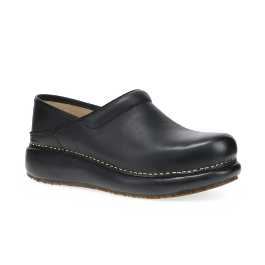 Dansko Platform Pro-Black Burnished Nubuck