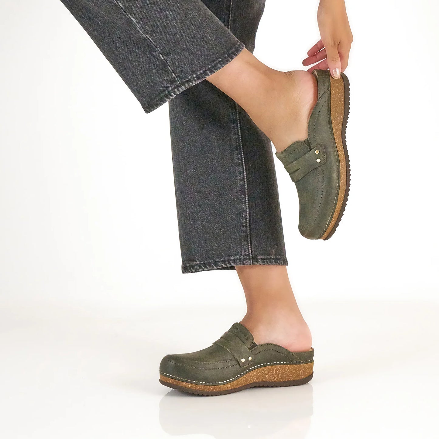 Dansko Maggy Clog-Olive
