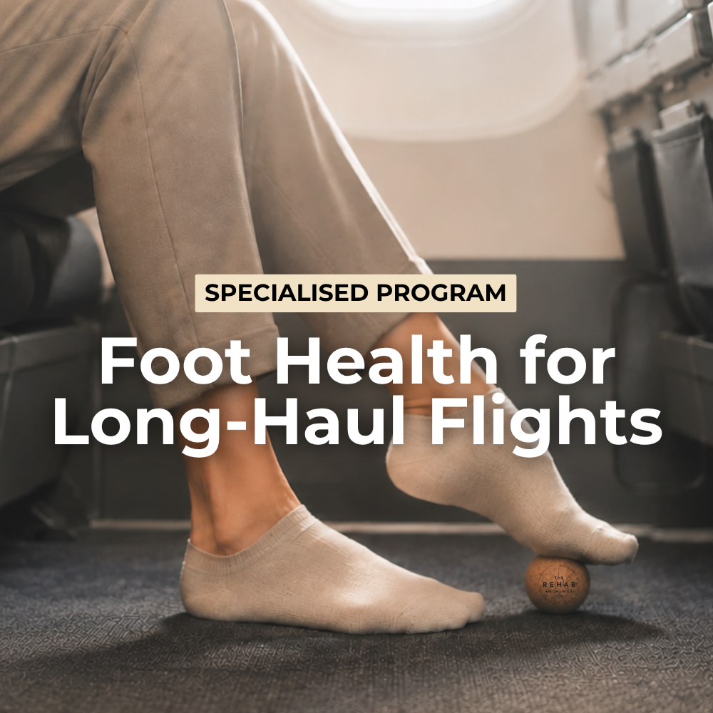 Foot Health for Long Haul Flights Program-The Rehab Mechanics