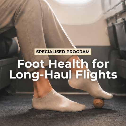 Foot Health for Long Haul Flights Program-The Rehab Mechanics