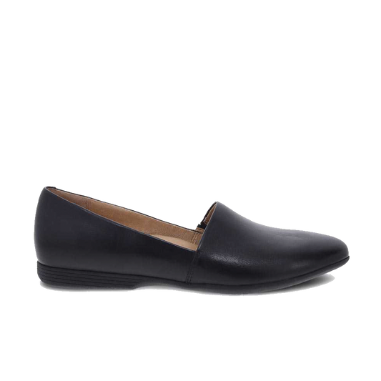 Dansko Larisa-Wide Black Milled Nappa