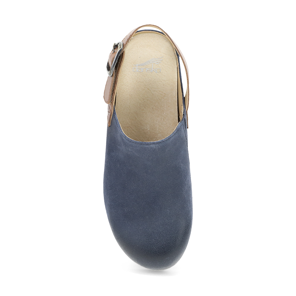Dansko Merrin-Blue Burnished Suede