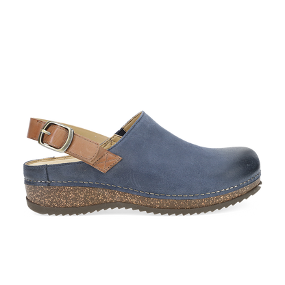Dansko Merrin-Blue Burnished Suede