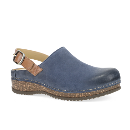 Dansko Merrin-Blue Burnished Suede