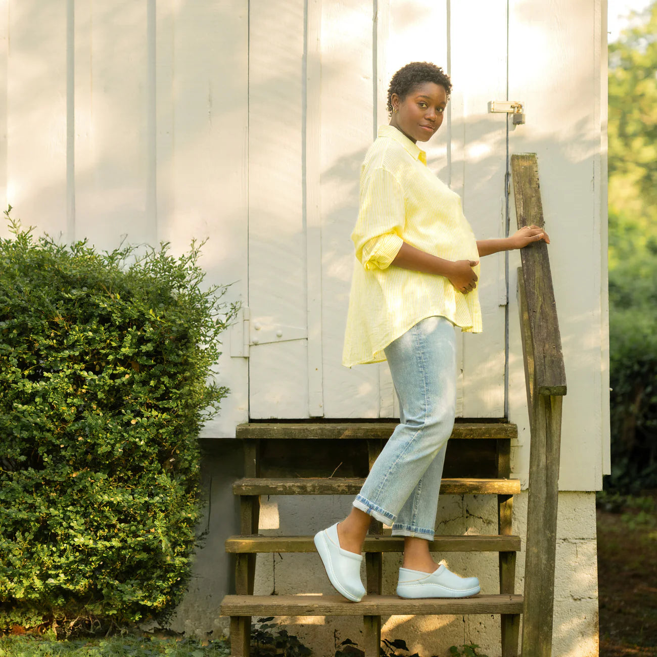 Dansko Platform-Pro Clog Sky