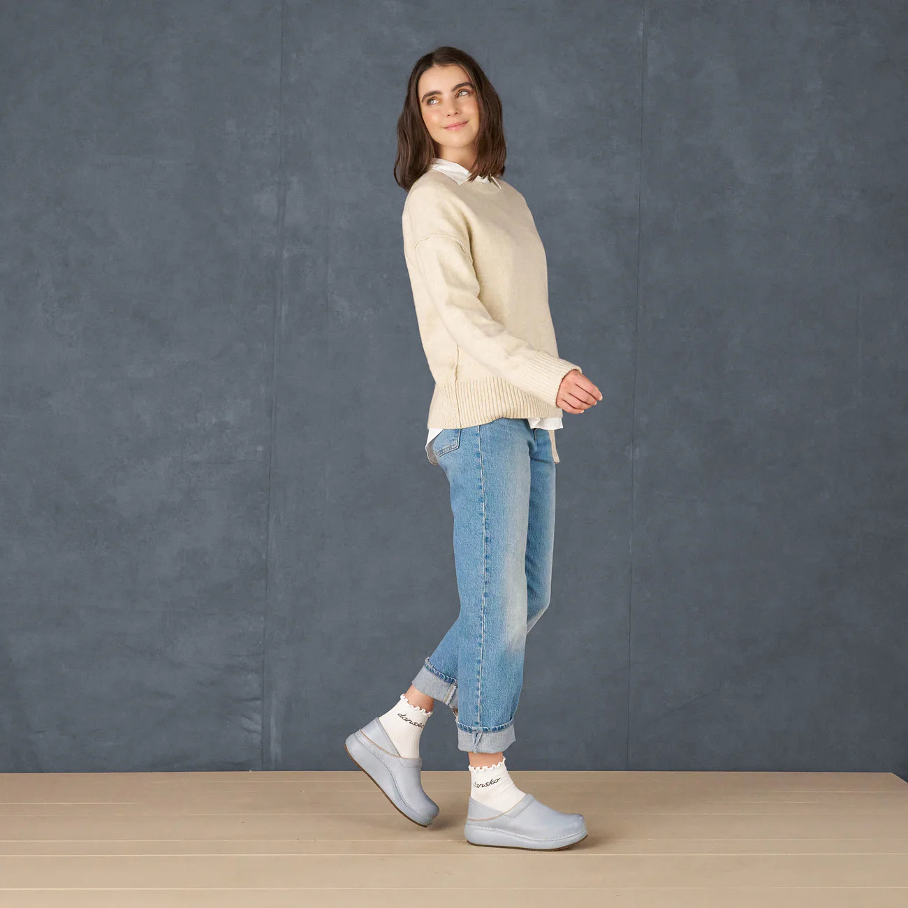 Dansko Platform-Pro Clog Sky