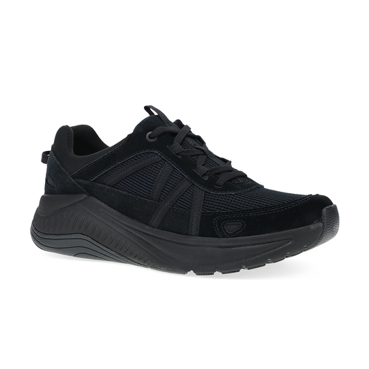 Dansko Poppy-Black/Black Suede