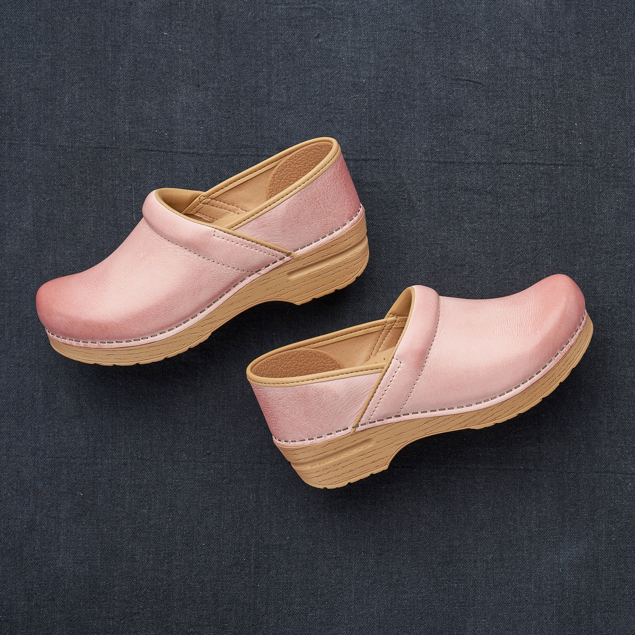 Dansko Professional-Pink Milled Burnished