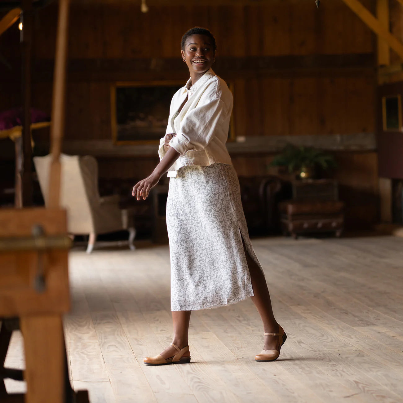 Dansko Rowan-Honey Distressed