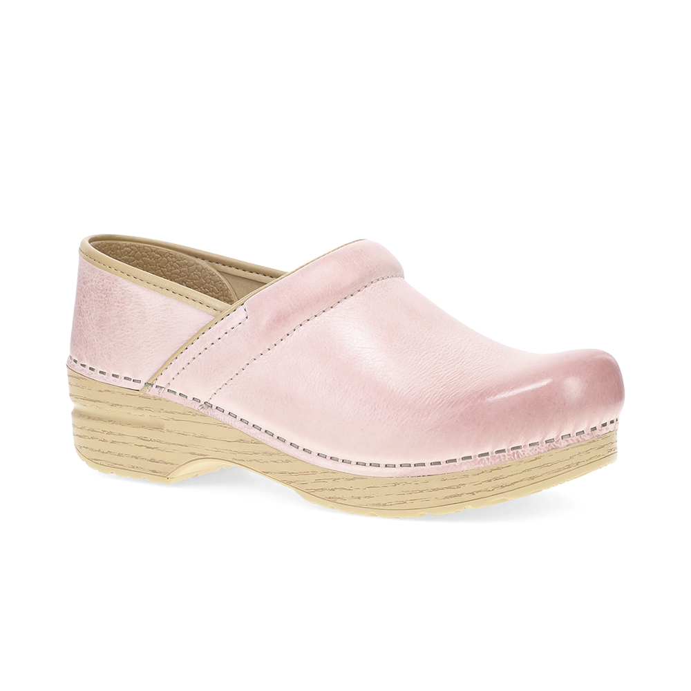 Dansko Professional-Pink Milled Burnished
