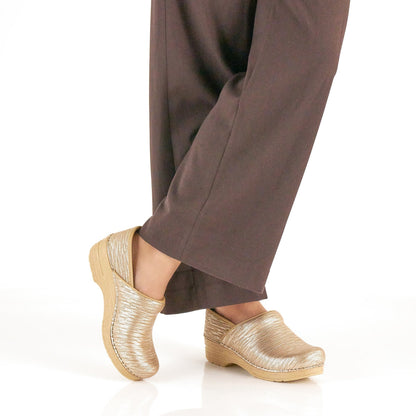Dansko Professional Clog-Gold Texture