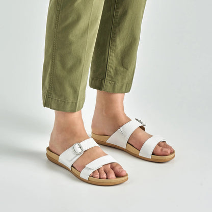 Dansko Justine-White Full Grain