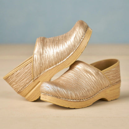 Dansko Professional Clog-Gold Texture